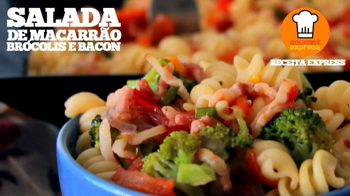 Salada De Macarrao Com Pimentao E Bacon Receitas