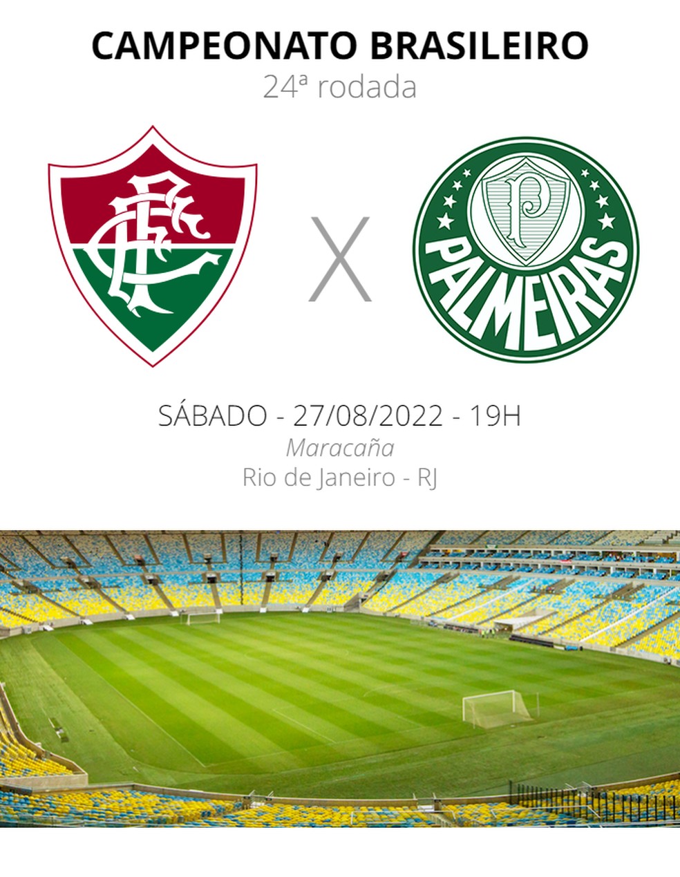 Quando será o jogo de Palmeiras e Fluminense?