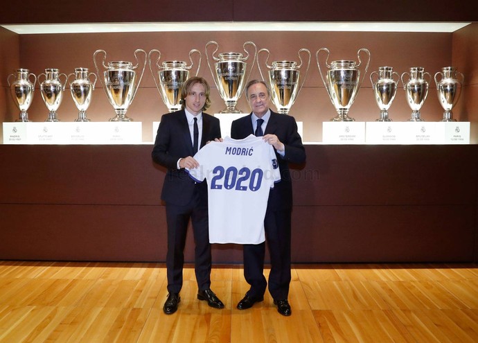 Modric Real Madrid renovação (Foto: Divulgação/Site oficial do Real)