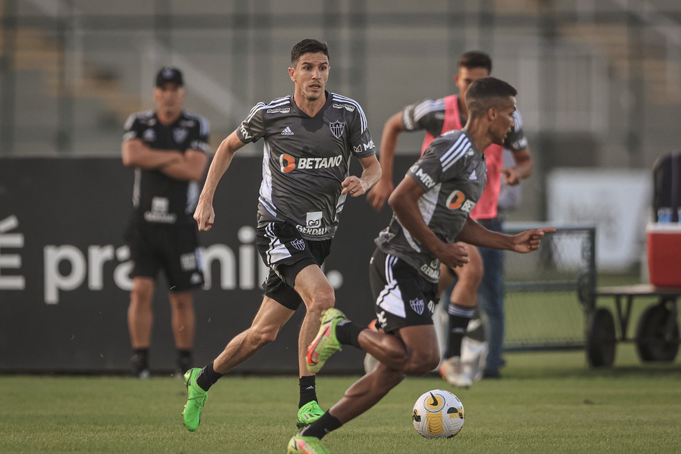 Galo se reapresenta e treina nesta quinta-feira — Foto: Pedro Souza/Atlético