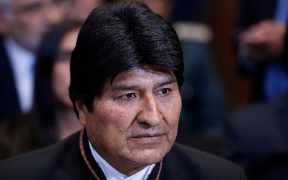 País protesta contra nova candidatura de Evo — Foto: Bas Czerwinski/ANP/AFP