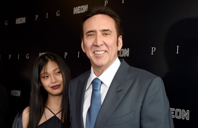 LOS ANGELES, CALIFORNIA - JULY 13: (L-R) Riko Shibata and Nicolas Cage attend the Neon Premiere of "PIG" on July 13, 2021 in Los Angeles, California. (Photo by Michael Kovac/Getty Images for NEON) (Foto: Getty Images for NEON)