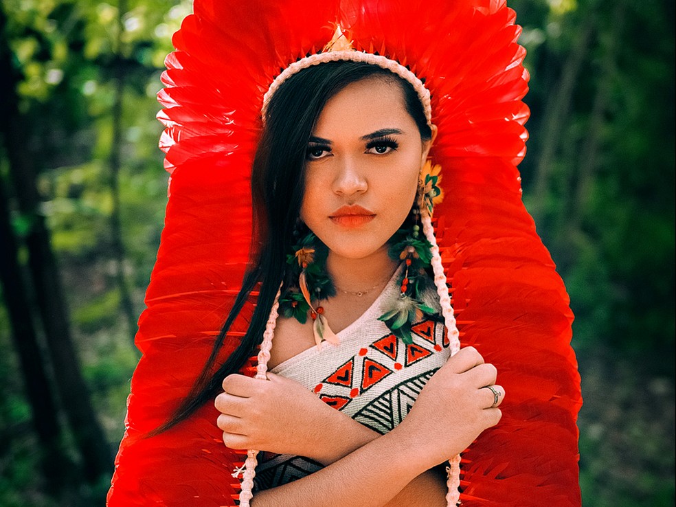 Jovem diz que pretende retornar e levar conhecimento para aldeia de MS — Foto: Luan Saraiva/Arquivo Pessoal