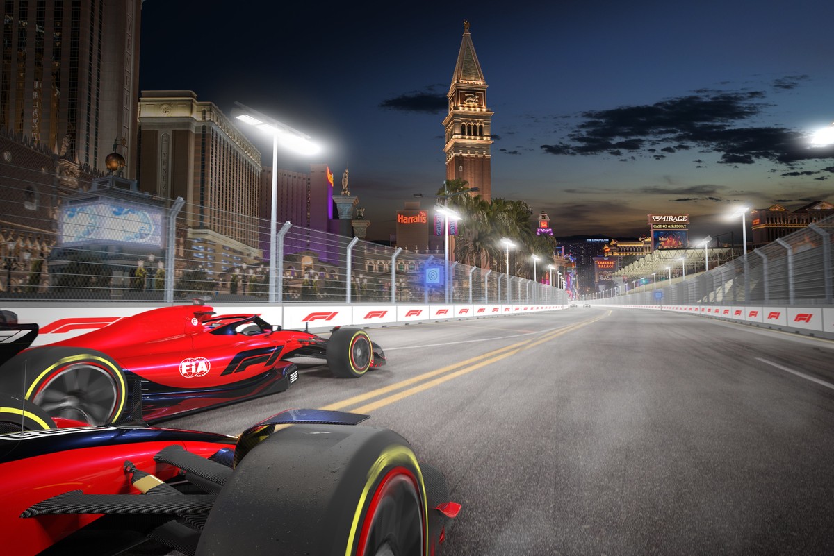 F1 confirma retorno a Las Vegas em 2023, em corrida noturna fórmula 1