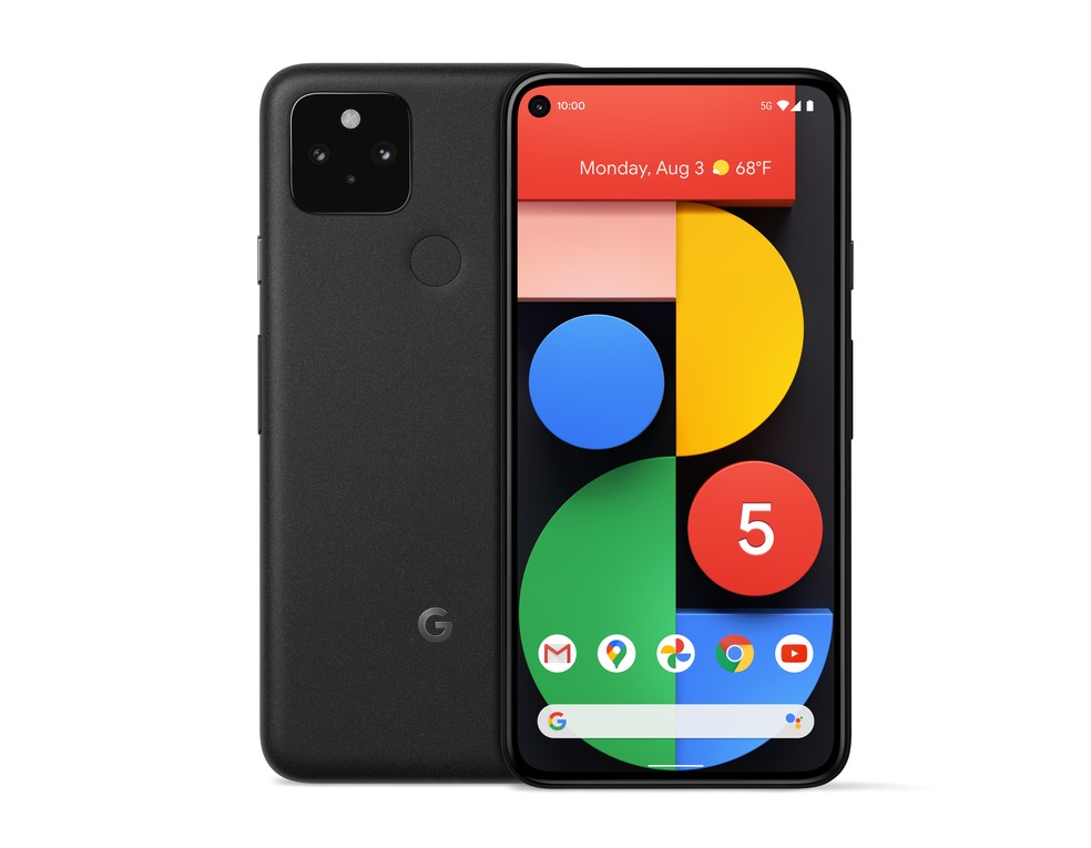 Pixel 5, novo smartphone fabricado pelo Google. — Foto: Divulgação/Google