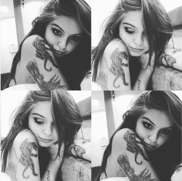 Ariel Winter e sua tatuagem (Foto: Instagram)