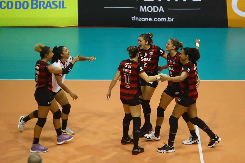Sesc-Flamengo x Fluminense quartas de final superliga de v&ocirc;lei &mdash; Foto: Gilvan de Souza / Flamengo