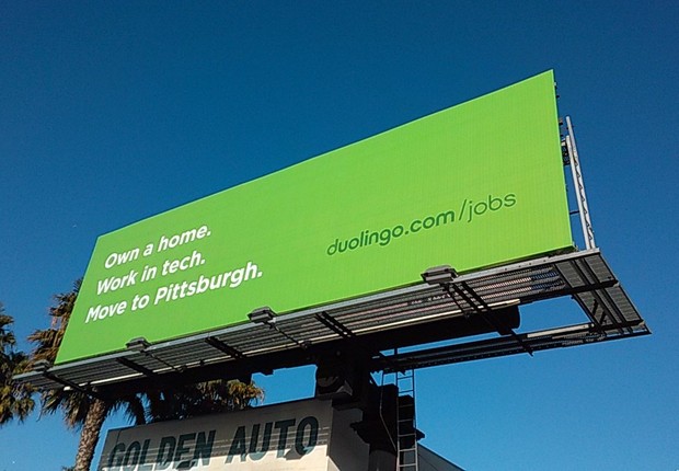 Outdoor Duolingo Pittsburg (Foto: Divulgação)