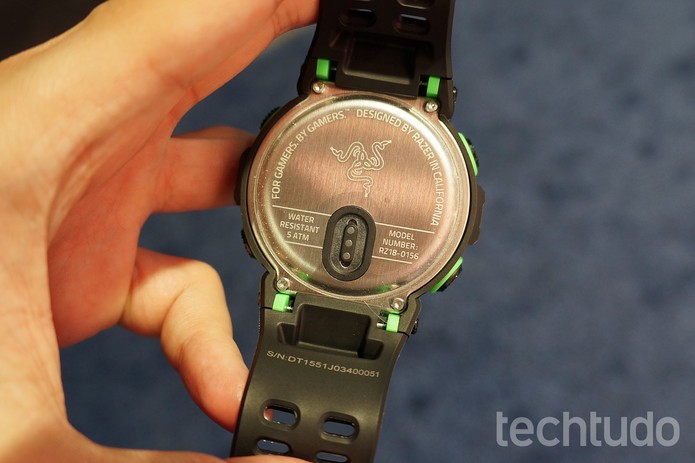 Sensores do Nabu Watch, que deve custar US$ 999 (Foto: Thássius Veloso / TechTudo)