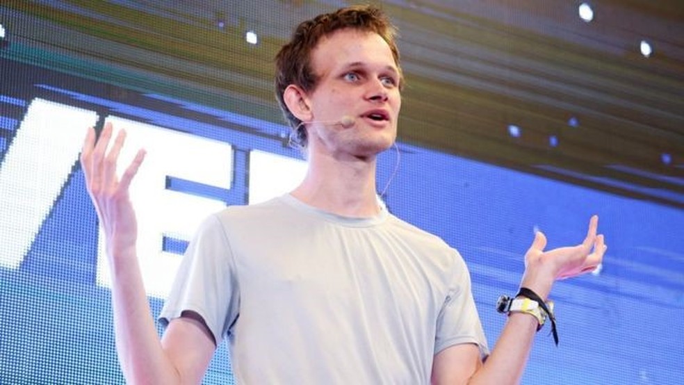 O cofundador da Ethereum, Vitalik Buterin, diz que a 'fusão' é planejada há anos — Foto: Getty Images via BBC
