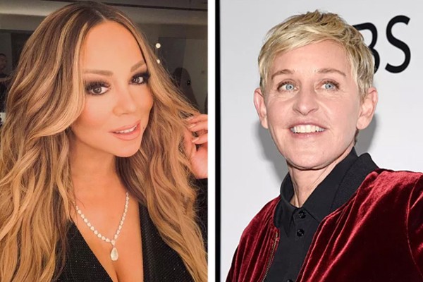 Mariah Carey e Ellen DeGeneres (Foto: Instagram; Getty Images)