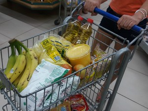 Cesta básica, preço, produtos, alimentos, Amapá, Macapá (Foto: Jorge Abreu/G1)