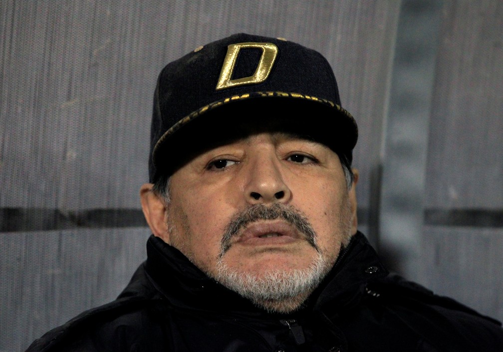 Diego Maradona em novembro de 2018 — Foto: Reprodução/Reuters