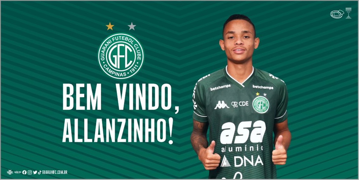 Guarani confirma chegada de Allanzinho, que já fica ...