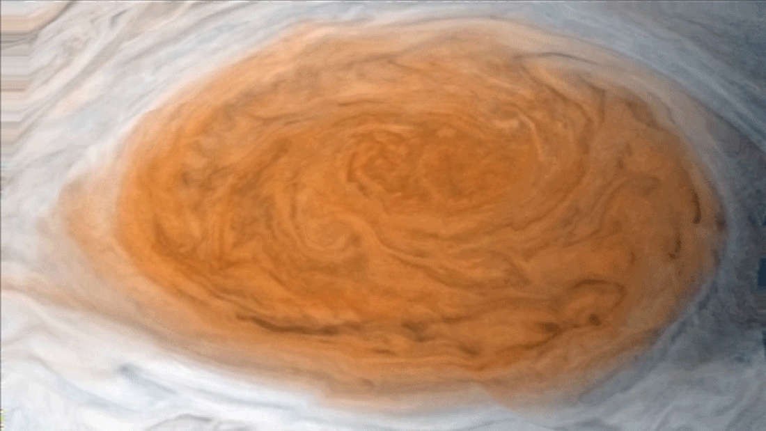 Grande Mancha Vermelha de Júpiter também tem monóxido de carbono (Foto: NASA/JPL-CALTECH/SWRI/GERALD EICHSTADT/JUSTIN COWART)