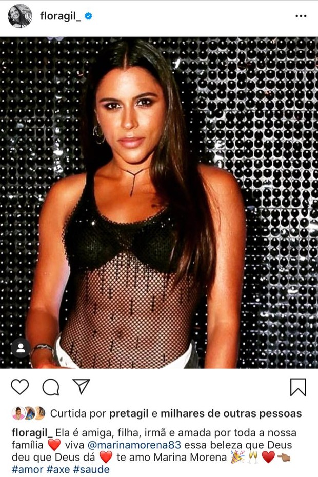 Marina Morena completa 37 e anos e ganha declaração de amigos famosos (Foto: Reprodução/Instagram)