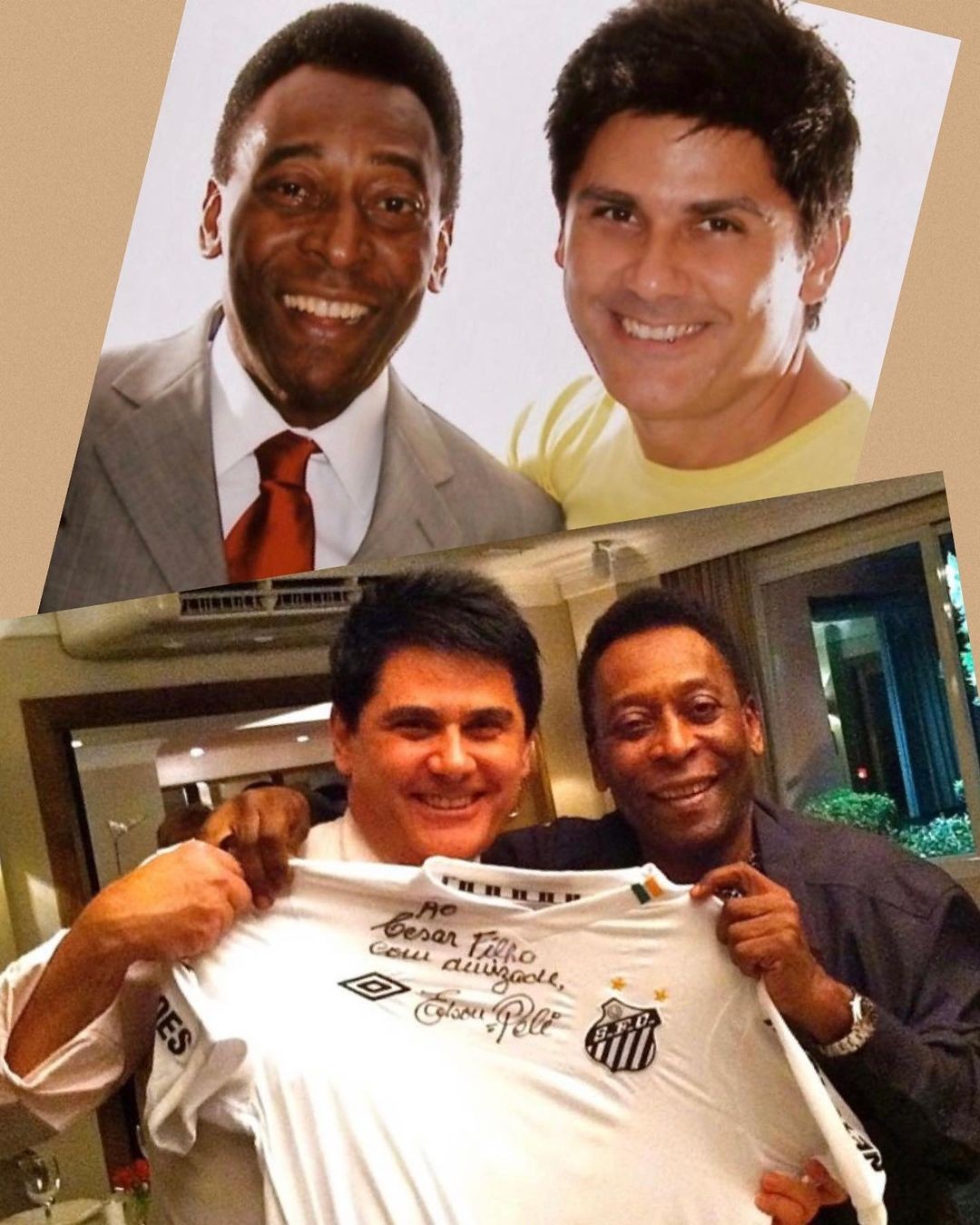 César Filho faz sua homenagem a Pelé (Foto: Reprodução/Instagram)