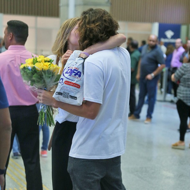 Sasha Meneghel e Bruno Montaleone (Foto: Anderson Borde/ AgNews)