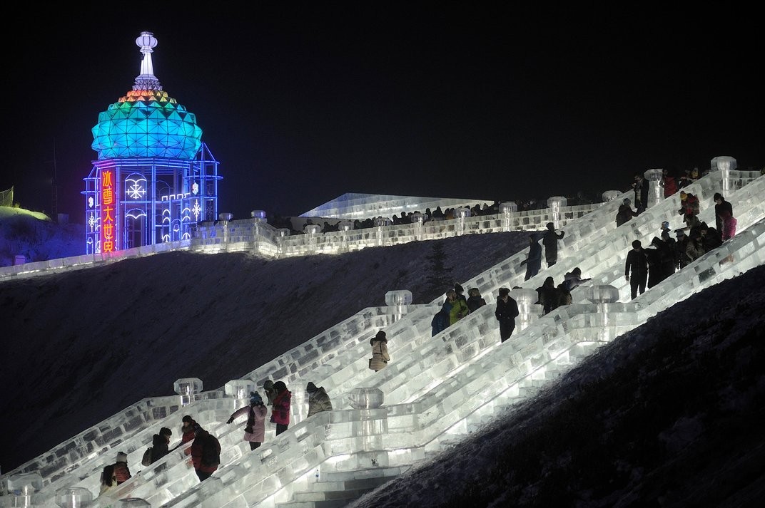 Festival Ice and Snow da China (Foto: Corbis via Smithsonian)