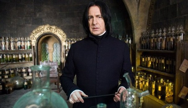 Alan Rickman no papel do Professor Snape (Foto: Divulgação/Warner)