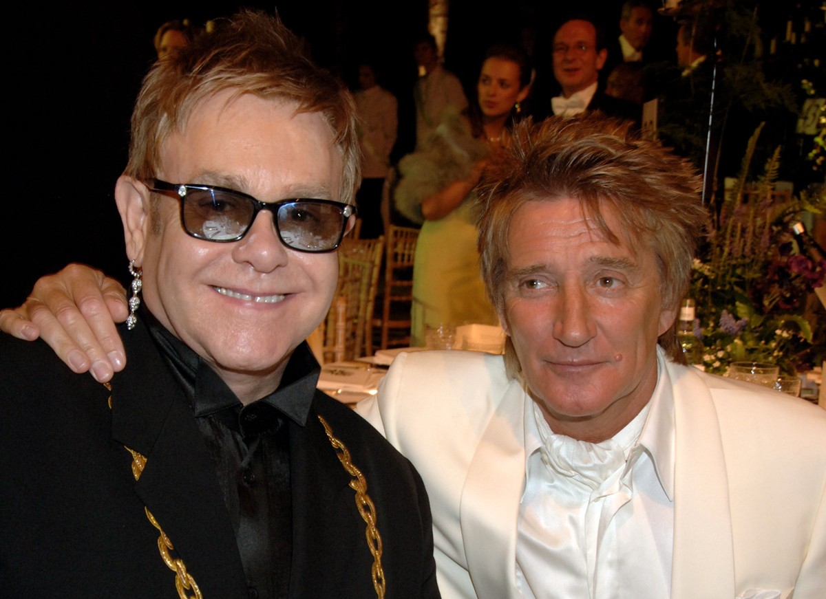 Elton John e Rod Stewart romperam amizade de muitos anos (Foto: Getty Images)