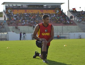 Robson - zagueiro do Globo FC (Foto: Jocaff Souza/GloboEsporte.com)