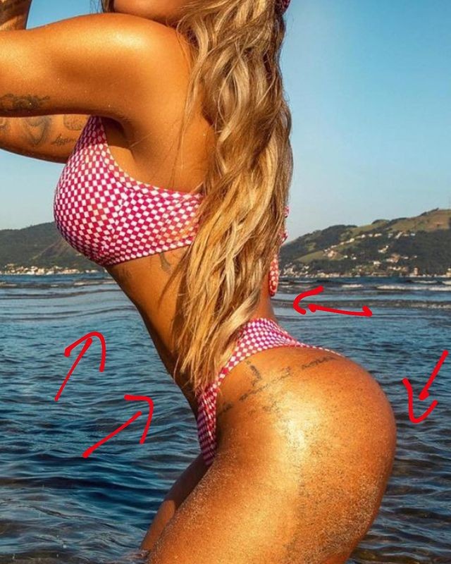 Rafaella Santos posa na praia e fãs apontam Photoshop (Foto: Reprodução/Instagram)