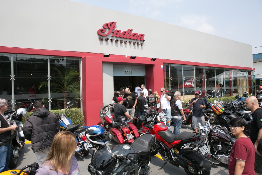 Indian Motorcycle possui uma concessionÃ¡ria em SÃ£o Paulo (Foto: DivulgaÃ§Ã£o)