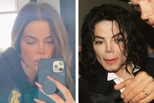 Khloé Kardashian foi comparada a Michael Jackson por causa de como seu nariz aparece em suas fotos mais recentes (Foto: Reprodução / Instagram; reprodução)