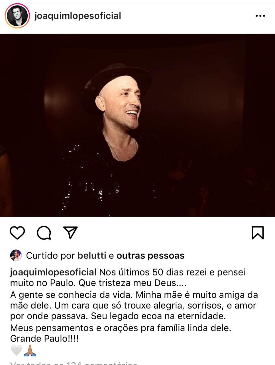 Famosos prestam homenagem a Paulo Gustavo (Foto: Reprodução/Instagram)