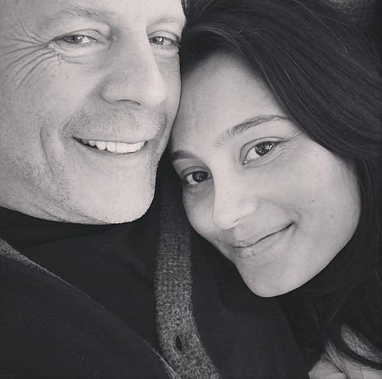Emma Heming e Bruce Willis (Foto: Instagram')