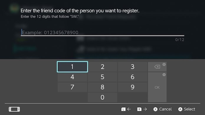Nintendo Switch: digite o Friend Code desejado em Search with Friend Code (Foto: Reprodução/Victor Teixeira)