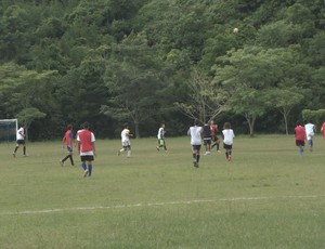 Peneira de futebol em Guarujá (Foto: Guilherme Novaes / Divulgação)