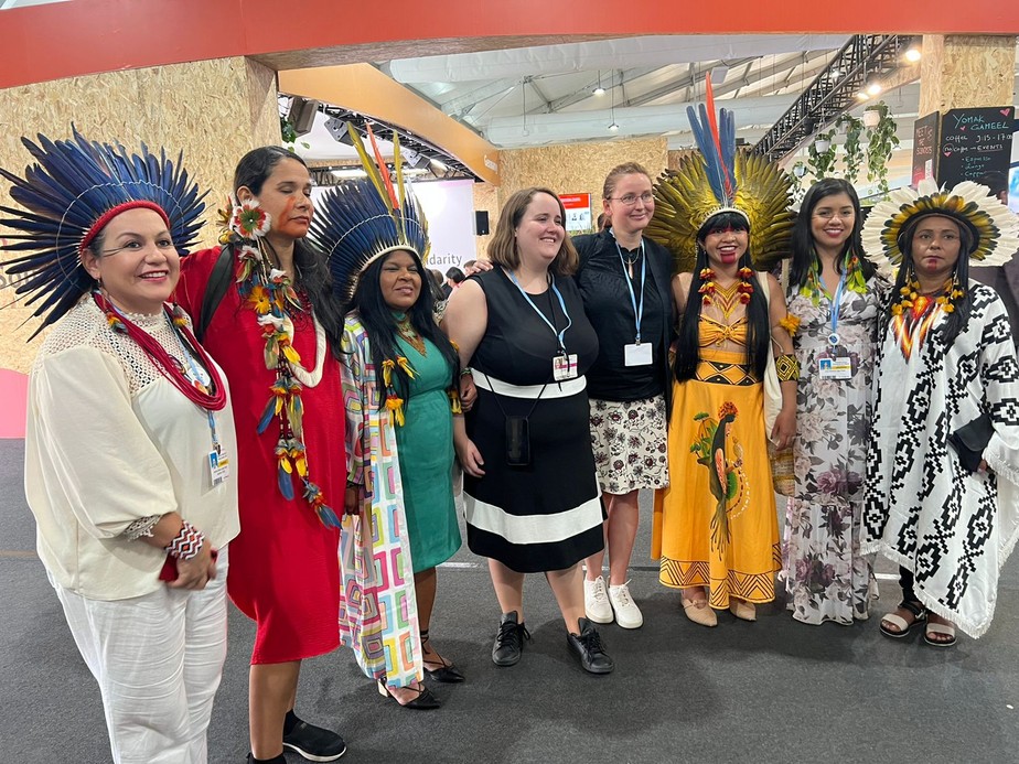 Deputadas indígenas eleitas firmaram compromisso com parlamentares alemães na COP27
