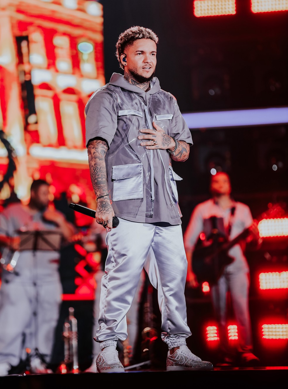 Suel na gravação ao vivo do álbum 'Fases' em 1º de dezembro, no Rio de Janeiro — Foto: Divulgação