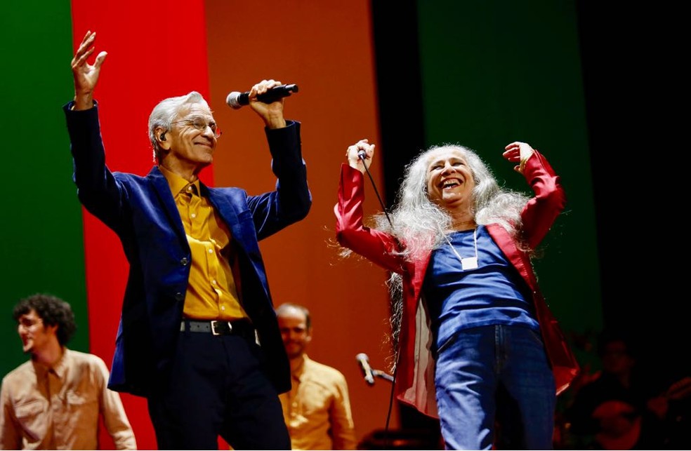 Caetano Veloso e Maria Bethânia interpretaram "Pérola negra". (Foto: Marcos Serra Lima/G1)