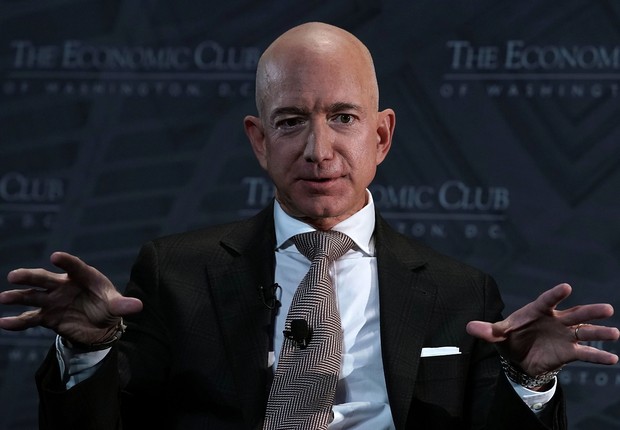Jeff Bezos, CEO e fundador da Amazon (Foto: Getty Images/ Alex Wong)