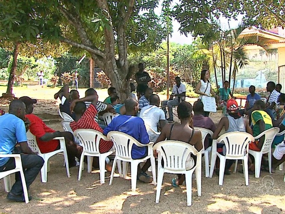 Cerca de 50 mil imigrantes passaram pelo Acre entre dezembro de 2010 e marÃ§o d 2016, segundo Sejudh (Foto: ReproduÃ§Ã£o/Rede AmazÃ´nica Acre)