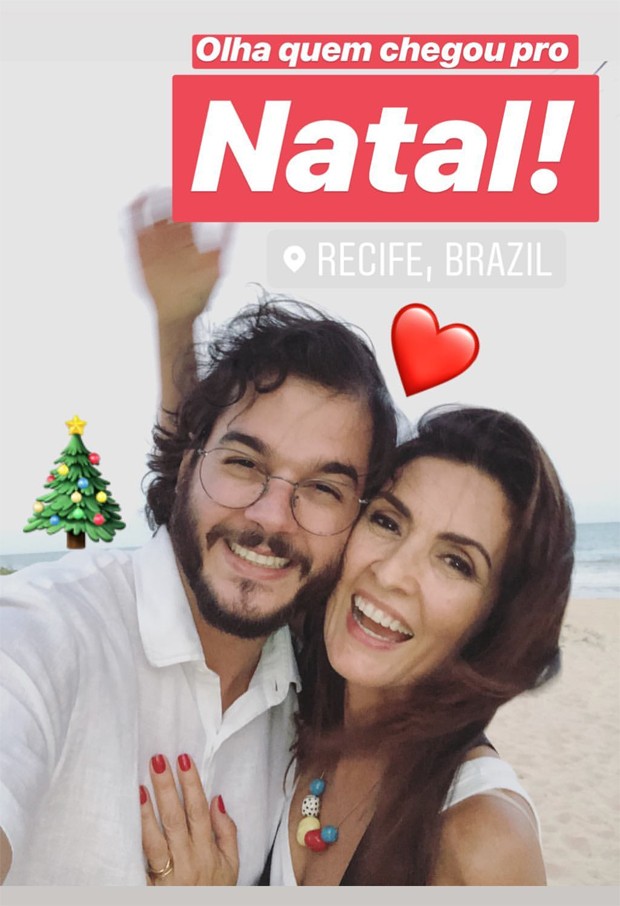 Túlio Gadêlha e Fátima Bernardes (Foto: Reprodução/Instagram)