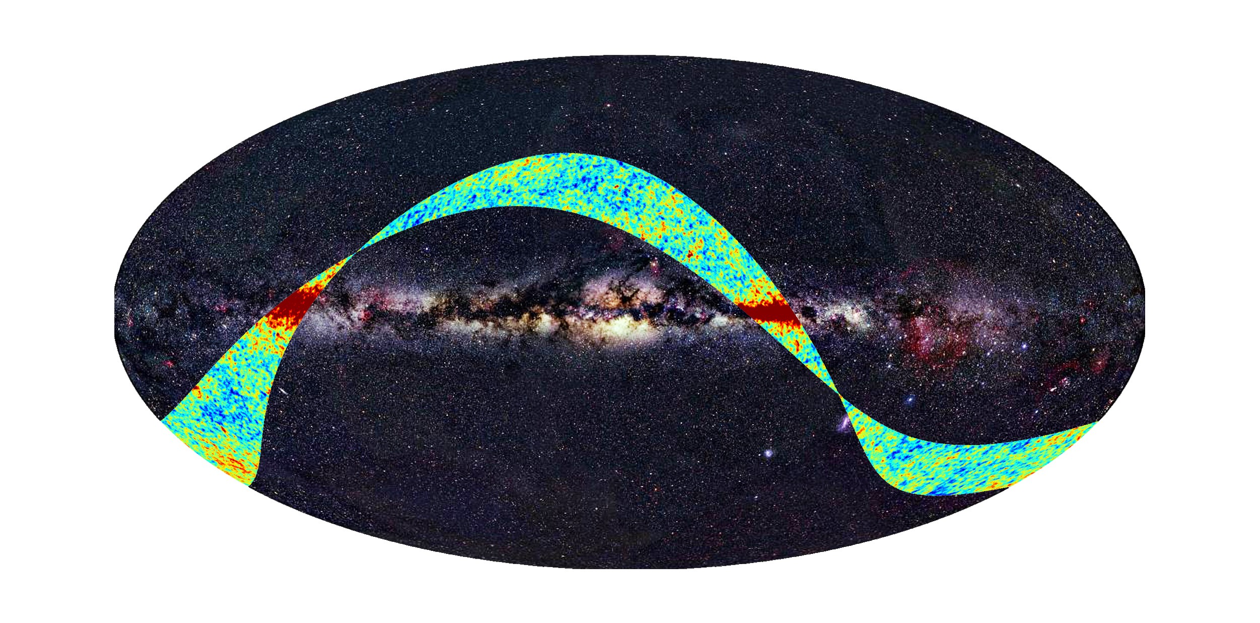 Estudo brasileiro encontra equação das três principais eras do universo (Foto: Planck Collaboration)