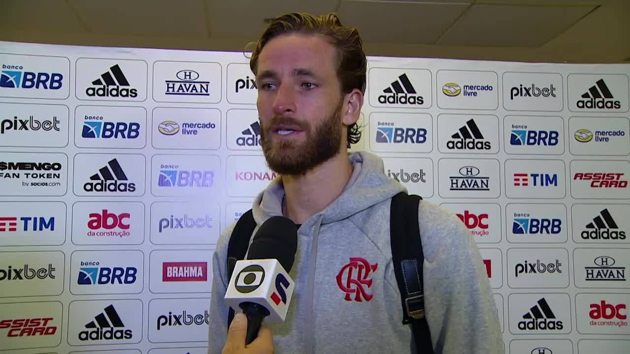 Léo Pereira analisa empate contra o Inter e já projeta final contra o Corinthians
