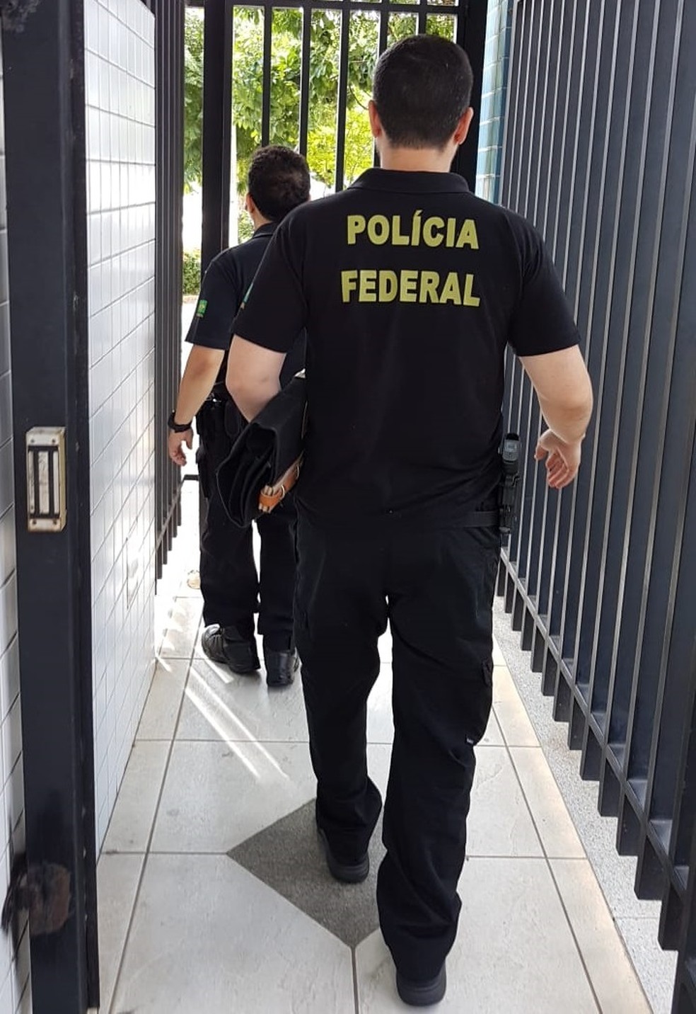 PF prendeu o foragido da Justiça por acaso em um condomínio na Zona Sul de Natal — Foto: Divulgação/PF