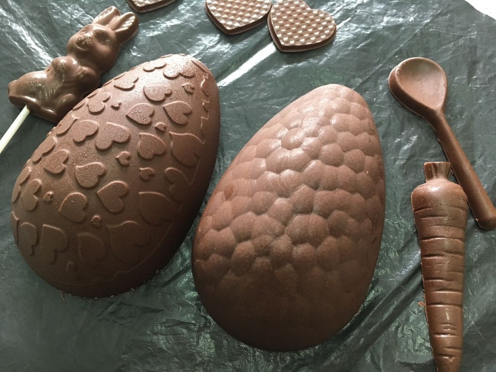 Ovos de Páscoa feitos pela Loren são totalmente veganos (Foto: Arquivo Pessoal/Divulgação)