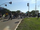 Profissionais de enfermagem fazem protesto em Palmas 