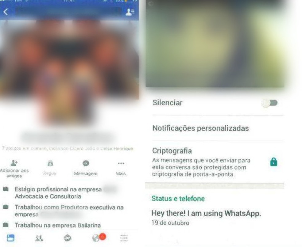 Moradora de Sorocaba soube que teve as fotos usadas e procurou a polícia — Foto: Reprodução