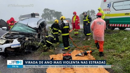 Número de acidentes com mortes e feridos nas rodovias federais aumenta no Réveillon
