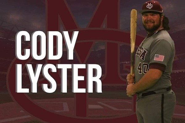 O jogador de beisebol norte-americano Cody Lyster, vítima de Covid-19 aos 21 anos (Foto: Reprodução)