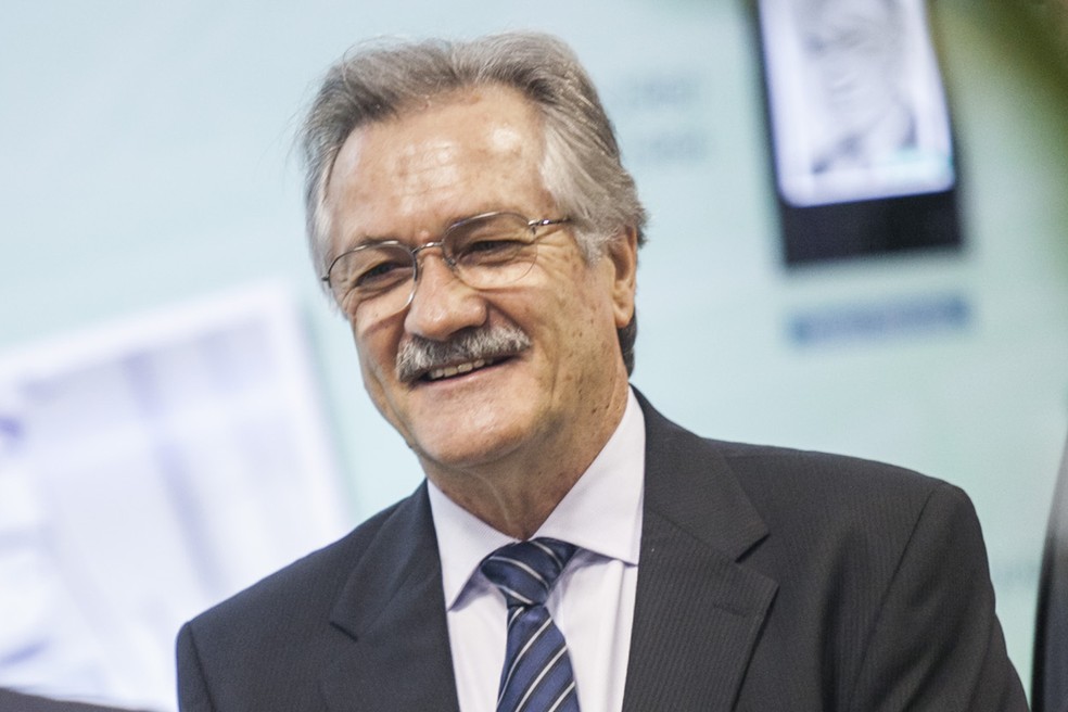 Mário em 2015 na Fiesc  — Foto: Marcos Campos/Divulgação