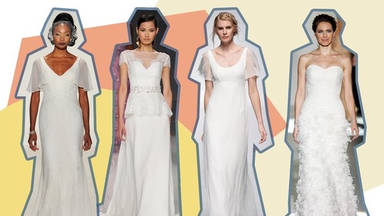 Vestidos de noiva: os melhores modelos para um casamento de dia
