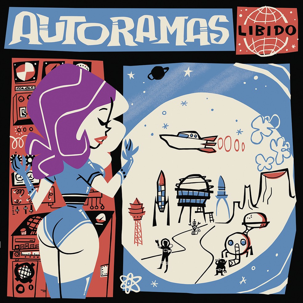 Capa do álbum 'Libido', da banda Autoramas (Foto: Arte de Julian Weber)
